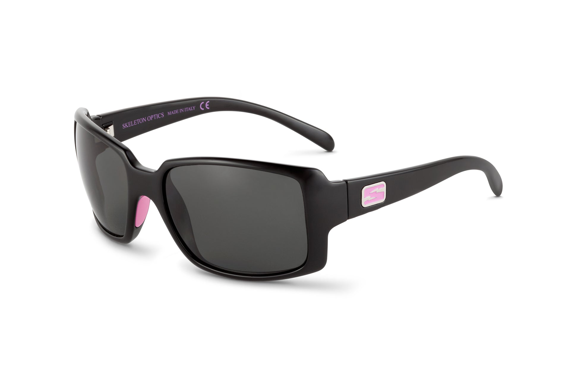 STAMPEDE - BREAST CANCER PINK EDITION-Gloss Black-Gray-Skeleton Optics NZ